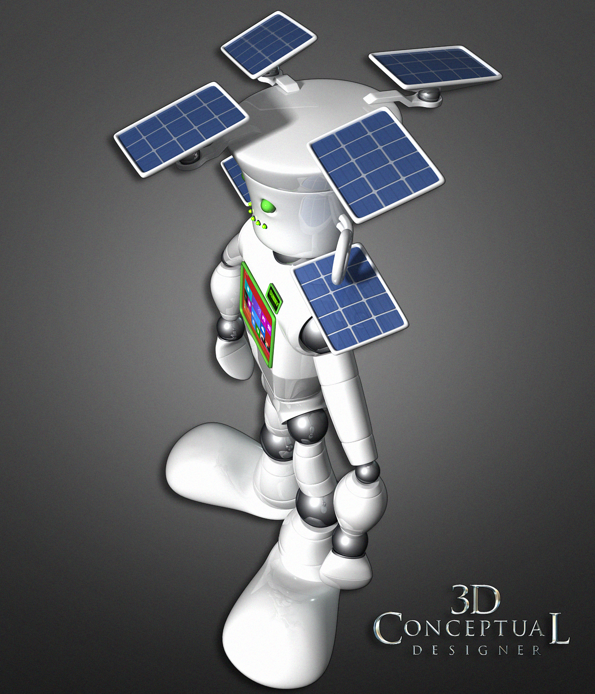 3DconceptualdesignerBlog Project Review Solar Energy Robot Design